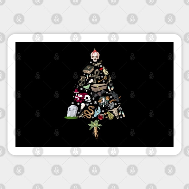 Goth Christmas Sticker by KsuAnn